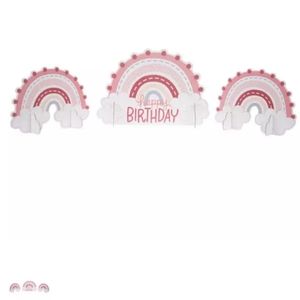 2 Set Boho Rainbow Table Decor